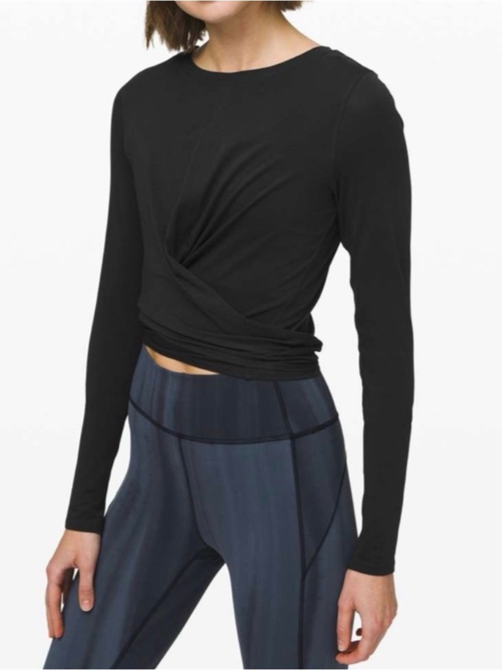 Lululemon Time to Restore long Sleeve Wrap Shirt